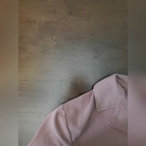 Pale pink vintage button up